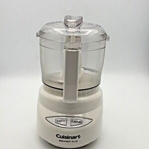 Cuisinart DLC-2A Mini-Prep Plus Food Chopper Processor 3 Cup White Tested Clean